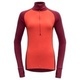 Devold Expedition Woman Zip Neck Beetroot