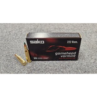 Sako 222 Rem 2,6 g Gamehead Varmint 103G